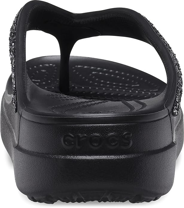 Crocs Women's Sloane Glitter Wedge Clog - View 5